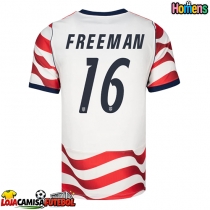 Camisa de Futebol Estados Unidos Alex Freeman #16 Equipamento Principal Mundo 2026 Manga Curta